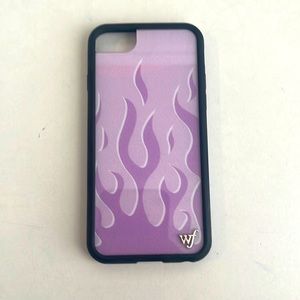 Wildflower purple flames phone case. iPhone 6 or SE